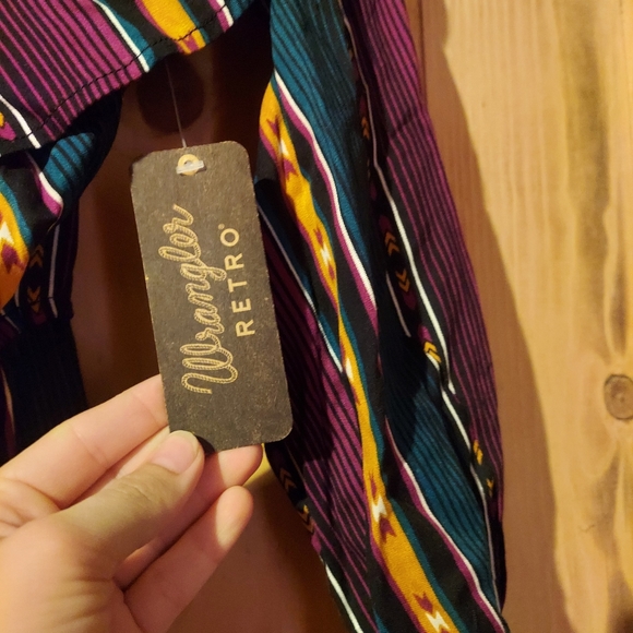 Wrangler Retro Hi-Lo Ruffle Dress NWT - Picture 5 of 5